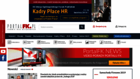 What Portalfk.pl website looked like in 2019 (5 years ago)