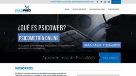 What Psicoweb.mx website looked like in 2019 (5 years ago)