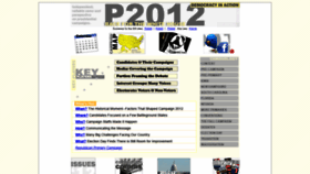 What P2012.org website looked like in 2019 (5 years ago)