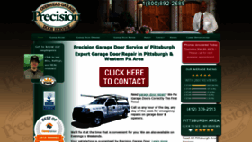 What Pittsburghgaragedoors.com website looked like in 2019 (5 years ago)