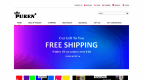 What Pueen.com website looked like in 2019 (5 years ago)