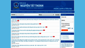 What Phongdaotao2.ntt.edu.vn website looked like in 2019 (5 years ago)