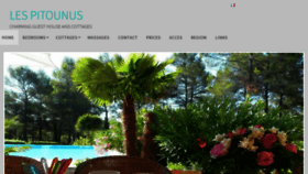 What Pitounus.com website looked like in 2019 (5 years ago)