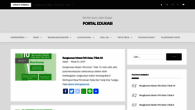 What Portaledukasi.org website looked like in 2019 (5 years ago)