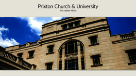What Prixton.org website looked like in 2019 (5 years ago)