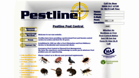 What Pestlineservices.com website looked like in 2019 (5 years ago)