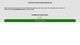 What Podnikajzdomu.sk website looked like in 2019 (5 years ago)