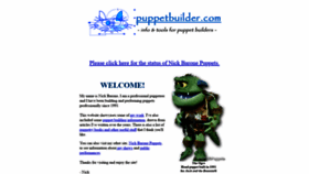 What Puppetbuilder.com website looked like in 2019 (5 years ago)