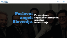 What Poslovniangeli.si website looked like in 2019 (5 years ago)