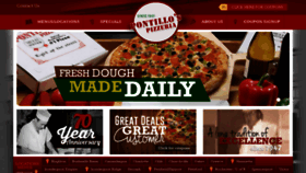 What Pontillospizza.com website looked like in 2019 (5 years ago)