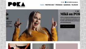 What Pokapoka.fi website looked like in 2019 (5 years ago)