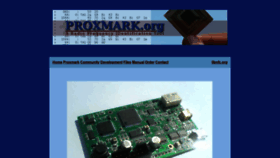 What Proxmark.org website looked like in 2019 (5 years ago)