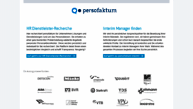 What Persofaktum.de website looked like in 2019 (5 years ago)