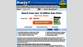 What Partsgeek.com website looked like in 2019 (5 years ago)