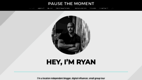 What Pausethemoment.com website looked like in 2019 (5 years ago)