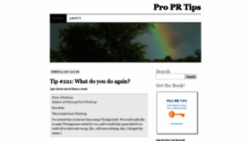 What Proprtips.com website looked like in 2019 (5 years ago)