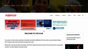 What Pacemakerclub.com website looked like in 2019 (5 years ago)