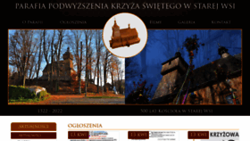 What Parafiawstarejwsi.pl website looked like in 2019 (5 years ago)