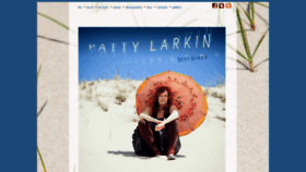 What Pattylarkin.com website looked like in 2019 (5 years ago)