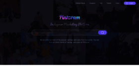What Pintaram.com website looked like in 2019 (5 years ago)