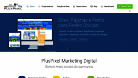 What Pluspixel.com.br website looked like in 2019 (5 years ago)