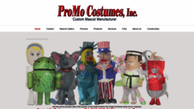 What Promocostumes.com website looked like in 2019 (5 years ago)