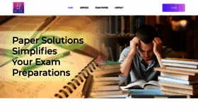 What Papersolutions.in website looked like in 2019 (5 years ago)