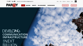 What Paritysystem.in website looked like in 2019 (6 years ago)