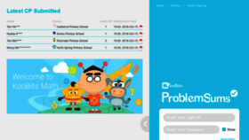 What Problemsums.koobits.com website looked like in 2019 (5 years ago)