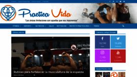 What Practicavida.es website looked like in 2019 (5 years ago)
