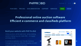What Phpprobid.com website looked like in 2019 (5 years ago)