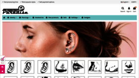 What Piercingparadise.com website looked like in 2019 (5 years ago)
