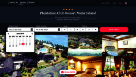 What Plantation-club-resort.hotels-in-mahe.com website looked like in 2019 (5 years ago)