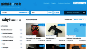 What Paintball-boerse.de website looked like in 2019 (5 years ago)