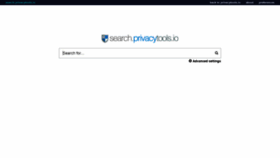 What Privatesearch.io website looked like in 2019 (5 years ago)