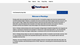 What Planetlagu.id website looked like in 2019 (5 years ago)