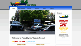 What Piccadillycarwash.com website looked like in 2019 (5 years ago)