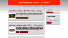 What Piscineprivee.com website looked like in 2019 (5 years ago)