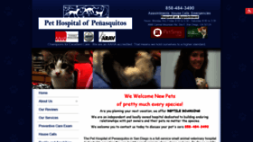 What Pethospitalpq.com website looked like in 2019 (5 years ago)