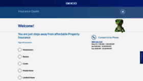 What Propertysales.geico.com website looked like in 2019 (5 years ago)