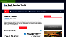 What Protechgamingworld.com website looked like in 2019 (5 years ago)