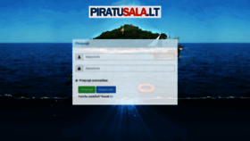 What Piratusala.lt website looked like in 2019 (5 years ago)