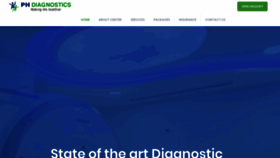 What Phdiagnostics.ae website looked like in 2019 (5 years ago)