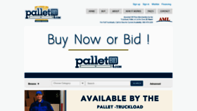 What Palletbid.com website looked like in 2019 (5 years ago)