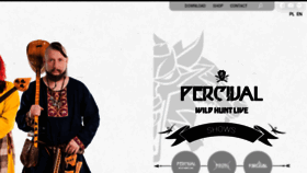 What Percival.pl website looked like in 2019 (5 years ago)
