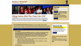 What Projectwisdom.com website looked like in 2019 (5 years ago)
