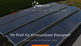 What Palme-solar.de website looked like in 2019 (5 years ago)