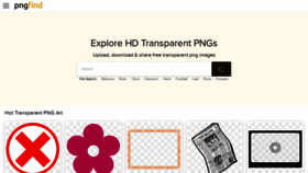 What Pngfind.com website looked like in 2019 (5 years ago)