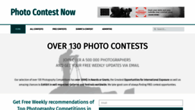 What Photocontestnow.com website looked like in 2019 (5 years ago)