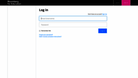 What Portal.bloombergforeducation.com website looked like in 2019 (5 years ago)